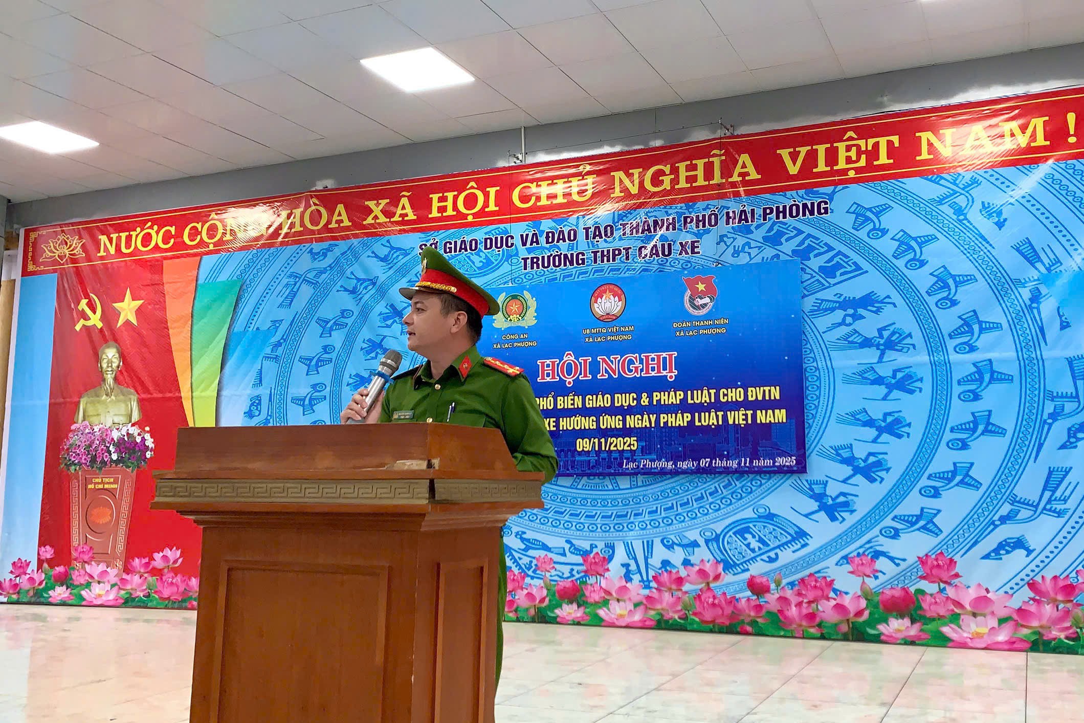 Công an xã Lạc Phượng triển khai công tác quản lý, giáo dục thanh thiếu niên hư